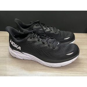 $140 Men's Sz 12.5 D Hoka One One Clifton 8 Textile Lace Up
Sneakers